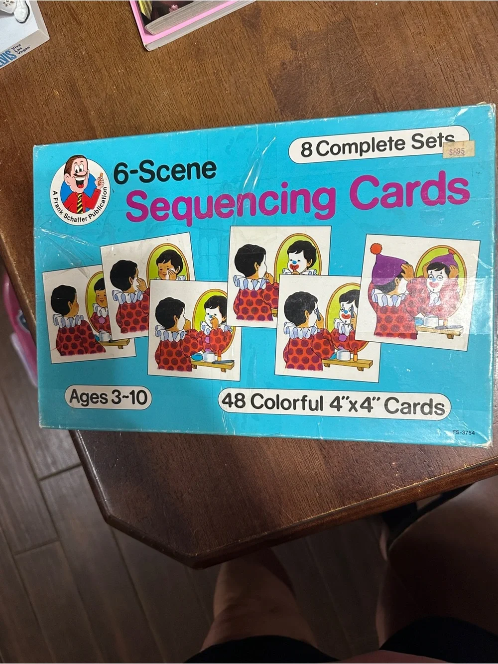 Vtg. 1988 Frank Schaffer 6-Scene Sequencing Cards early ed. homeschool Complete